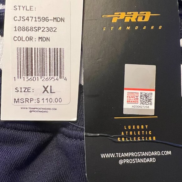 Jackson State Tigers Pro Standard Homecoming Fleece Sweatpants NWT Sz XL - Picture 5 of 7